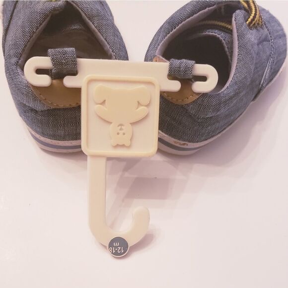 NWT Baby GAP Chambray Denim Tennis Shoes - Picture 4 of 4